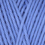 Cornflower colored cotton yarn