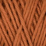 Sandstone colored skein of cotton yarn