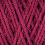 Deep Pink/Red skein of cotton yarn