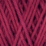 Deep Pink/Red skein of cotton yarn
