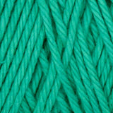 Turquoise colored skein of yarn 