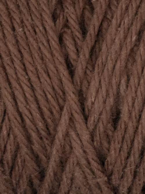 Saddle Brown Colored Cotton Yarn 