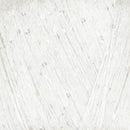 Close-up of a white Paillettes yarn