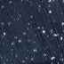 Close-up of a dark navy, almost black, Paillettes yarn