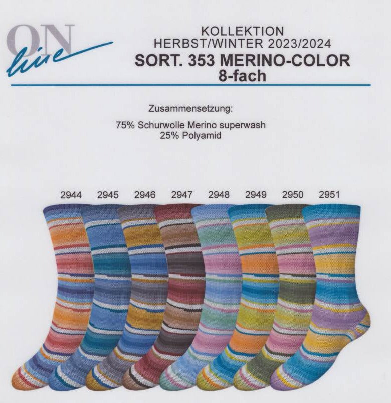 ONline Supersocke 8-Ply Merino Color