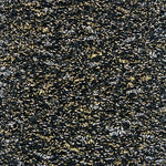Close-up of Silver-Gold Black, a black base yarn with silver and gold sparkles