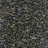 Close-up of Silver-Gold Black, a black base yarn with silver and gold sparkles