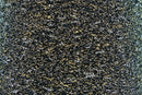Close-up of Silver-Gold Black, a black base yarn with silver and gold sparkles