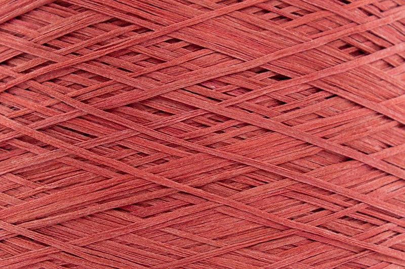 Close-up of Marsala, a light red yarn