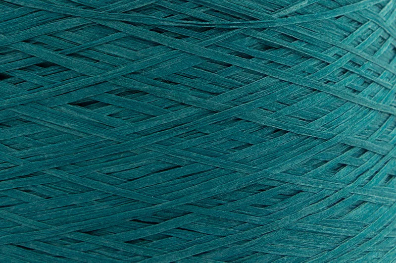 Close-up of Balsam, a teal yarn