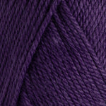 Close-up of purple yarn with a textured pattern