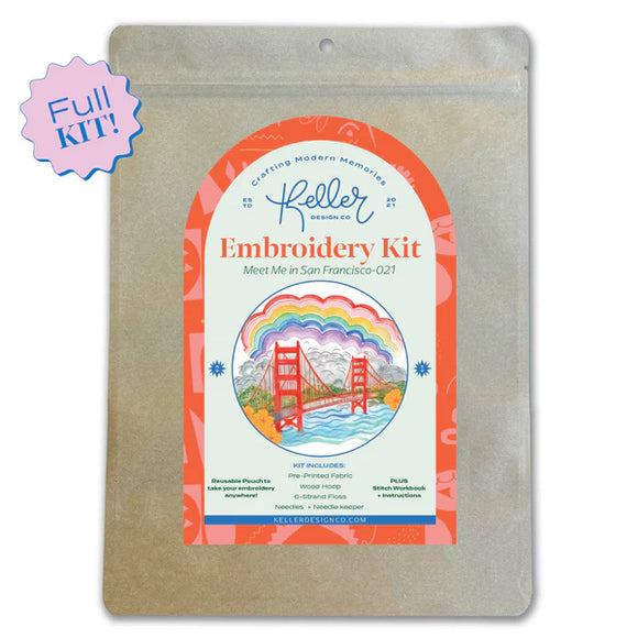 Keller Design Co. National Parks and Landmarks Embroidery Kits