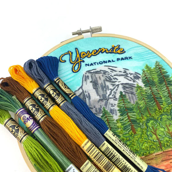 Keller Design Co. National Parks and Landmarks Embroidery Kits