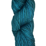 Skein of Malabrigo Chunky Yarn in the color teal blue