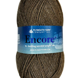 Mocha brown skein of yarn