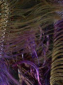 Euro Yarns Boa color tan and purple