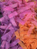 Euro Yarns Puff yarn color pink and lavender