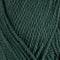 Close-up of dark green yarn with a textured pattern