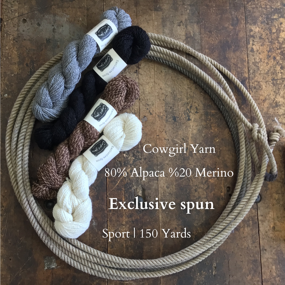 Cowgirl Yarn Exclusive Alpaca/Merino Sport