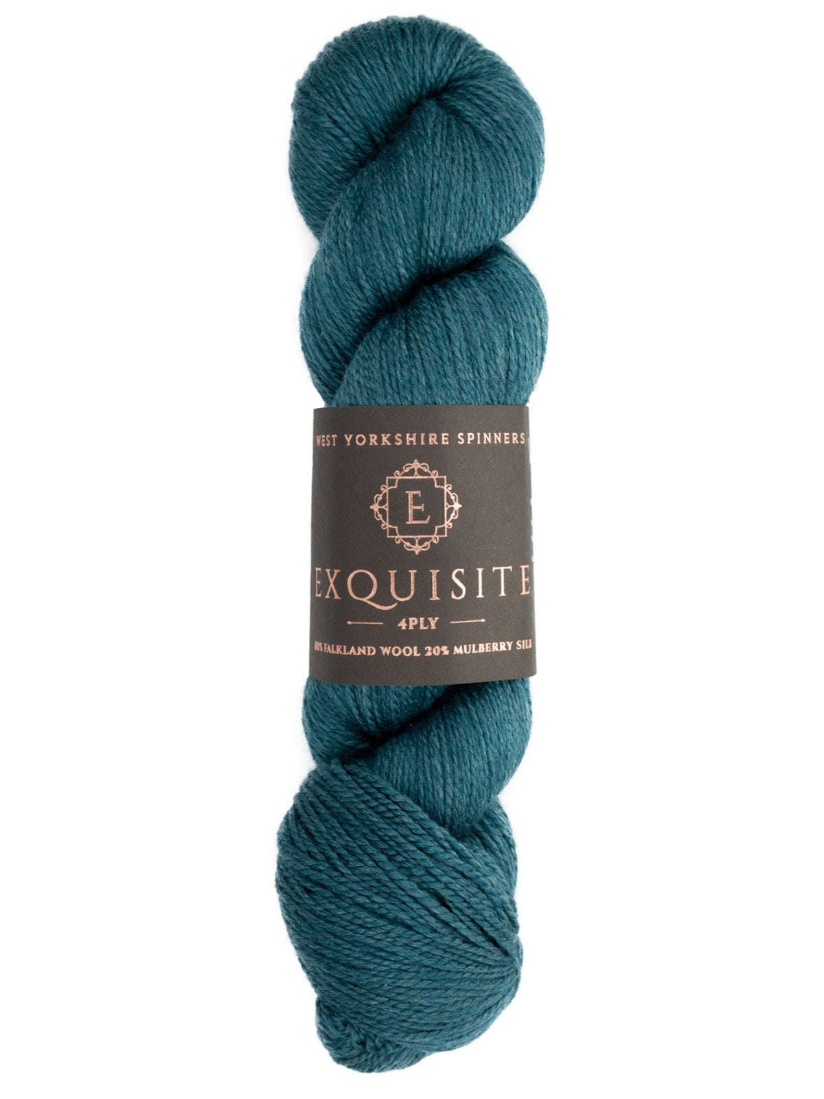 West Yorkshire Spinners Exquiste 4 ply Fingering yarn color  teal