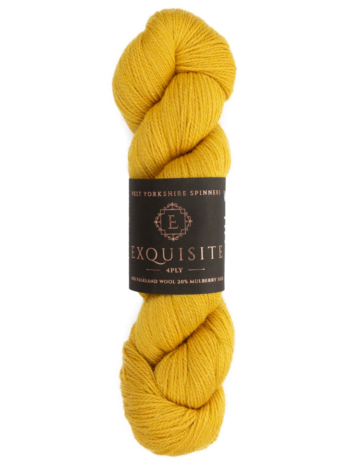 West Yorkshire Spinners Exquiste 4 ply Fingering yarn color yellow