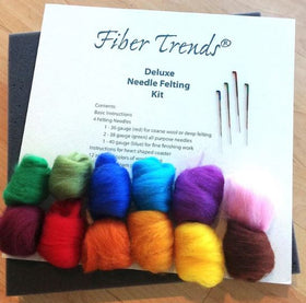 Fiber Trend Deluxe Needle Felting Starter Kit