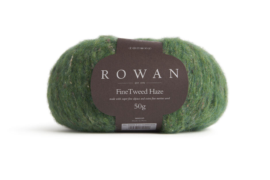 Rowan Fine Tweed Haze yarn color green