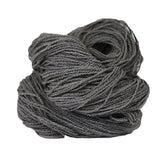 Charcoal Grey Skein of Fingering Weight Wool yarn 