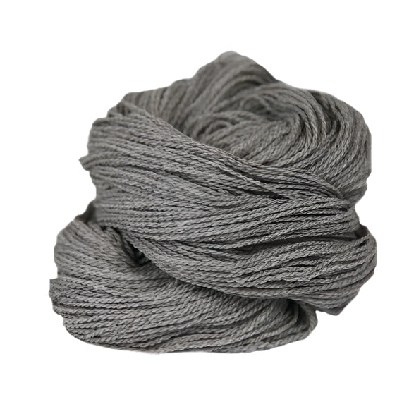 Light Grey Skein of Fingering Weight Wool 