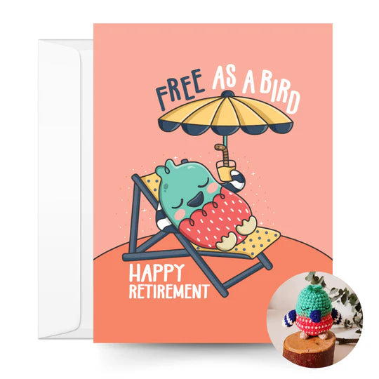 Greeting Card with Crochet Pattern by The Kindness Company