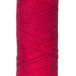 Garnet Red skein of cotton yarn