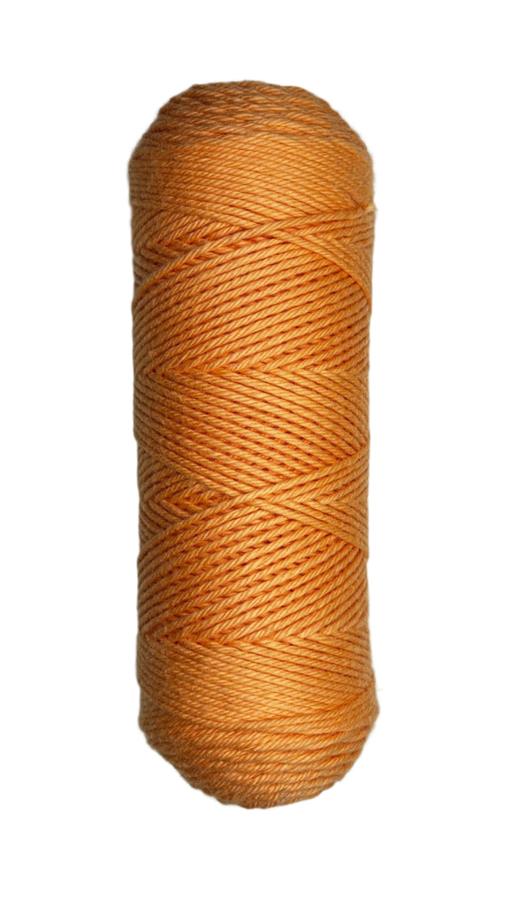 Skein of Coastal Cotton Yarn in the color orange
