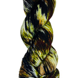 multi-colored skein of yarn 