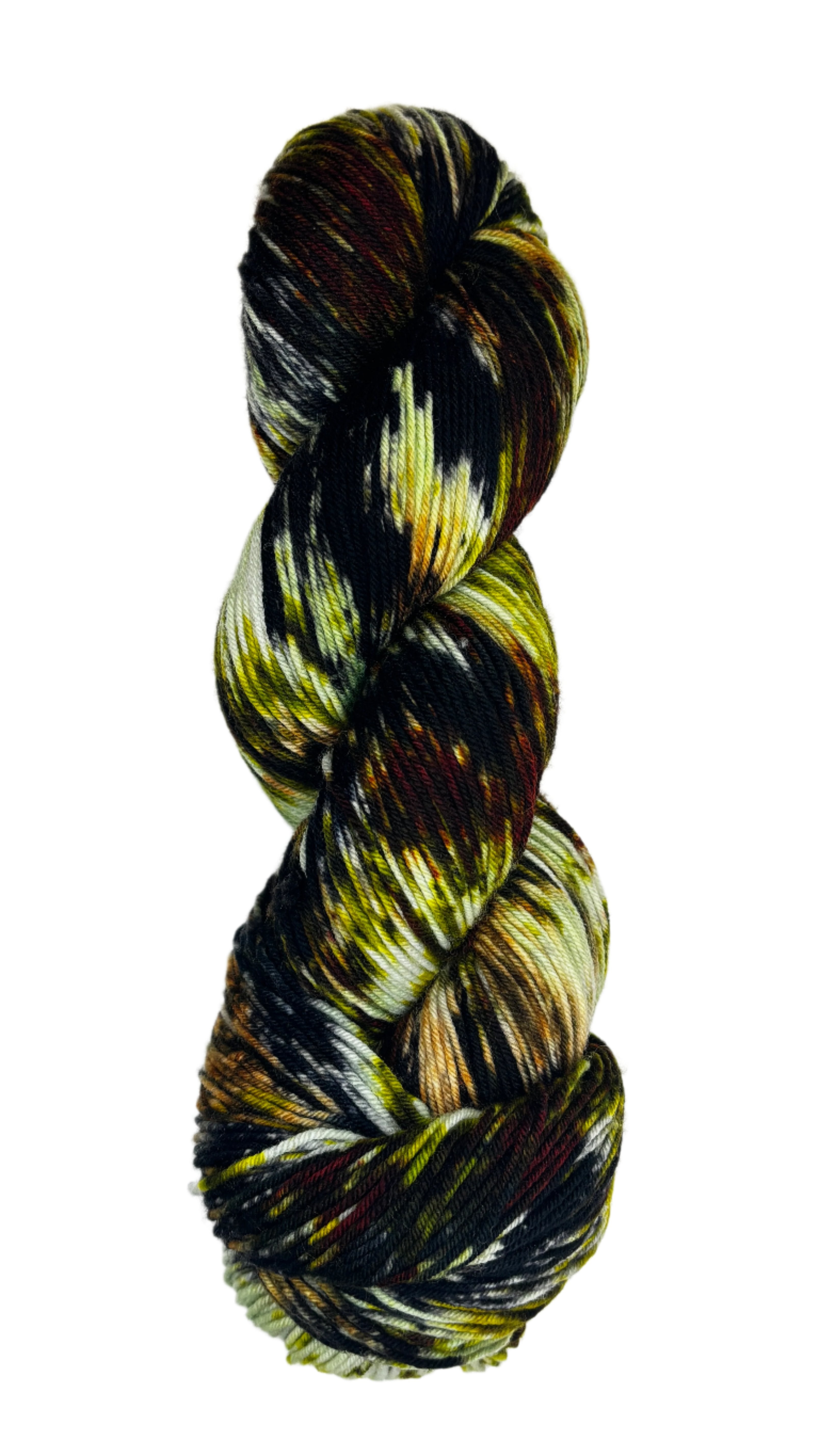 multi-colored skein of yarn 