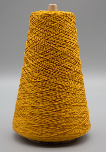 Lunatic Fringe Yarns 10/2 Mercerized Cotton Tubular Spectrum 8 oz cone color gold