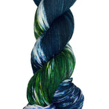 multi-colored skein of yarn 