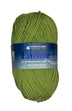 Ball of grass green wool yarn 