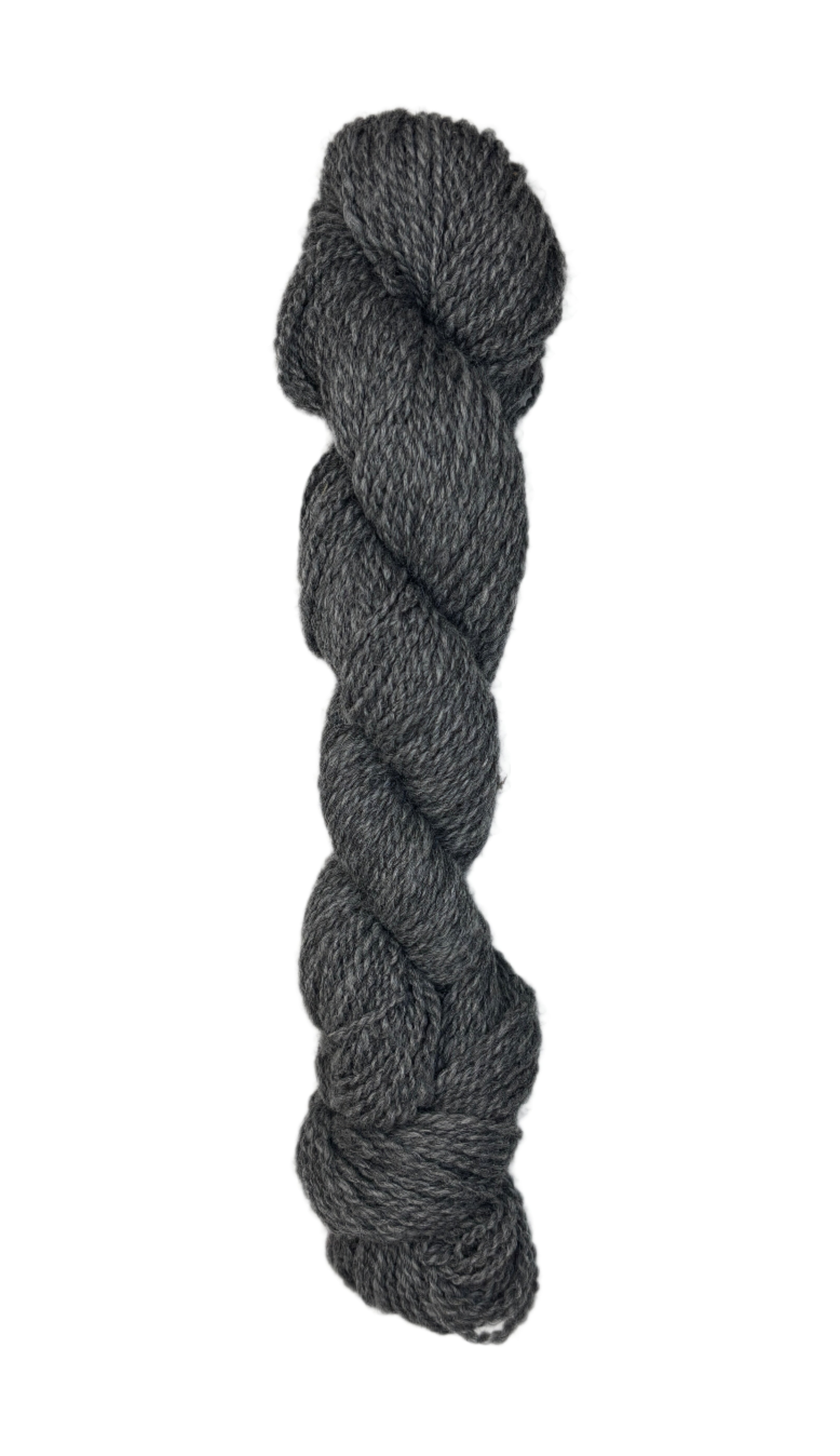 Skein of exclusive Cowgirl wool Yarn in the color grey
