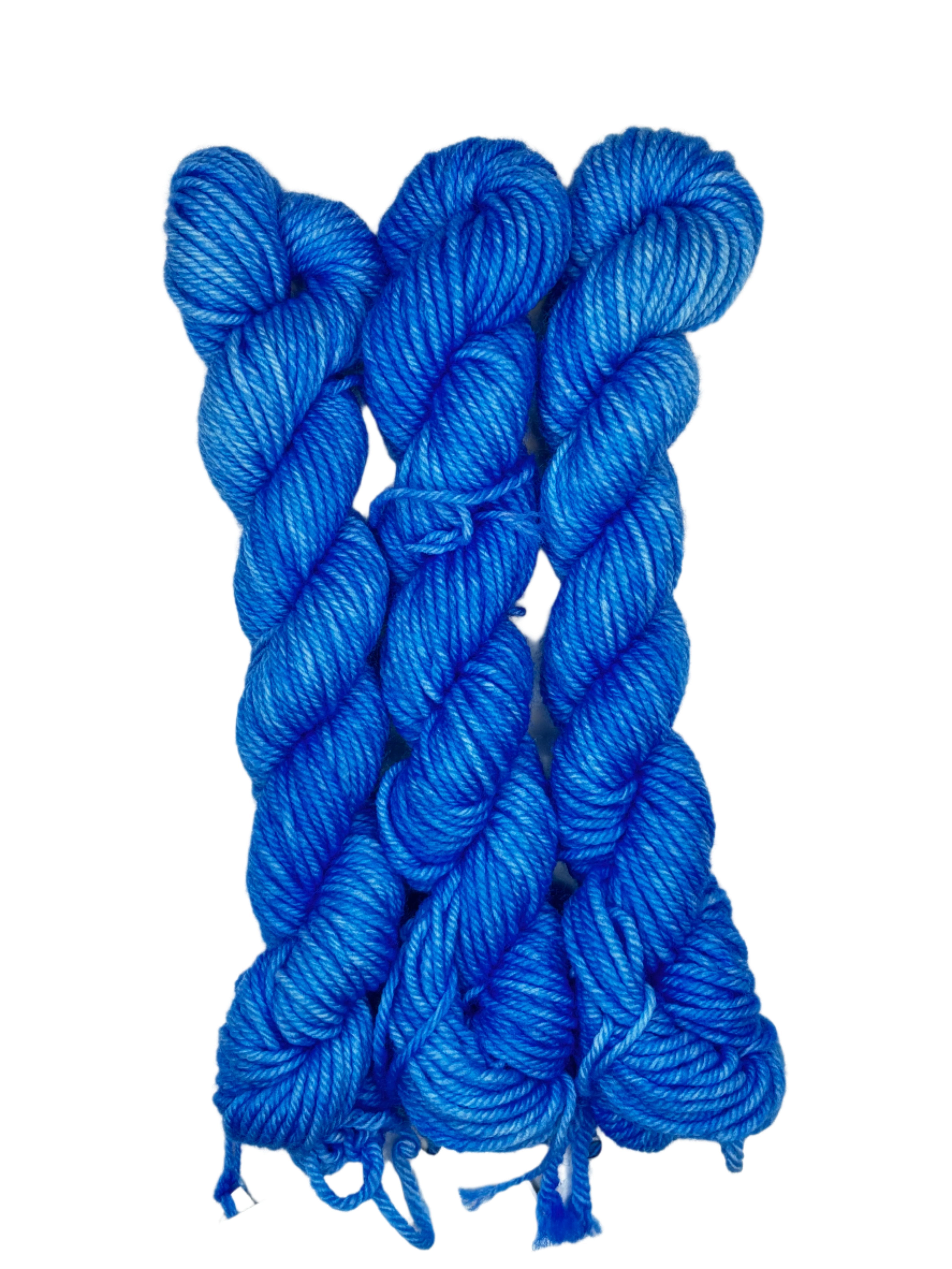 blue  mini skein