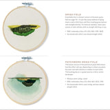 The Stitched Landscape: An Embroidery Field Guide to the Textures, Colors, and Lines of the Natural World by Anna Hultin
