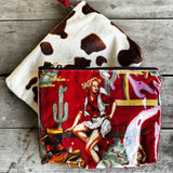 Atenti Western Themed Accessories Pouch