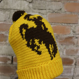 University of Wyoming Slouchy Steamboat Beanie Crochet Kit