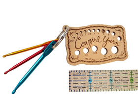 A Needle Runs Through It Repair Tools with Needle Gauge