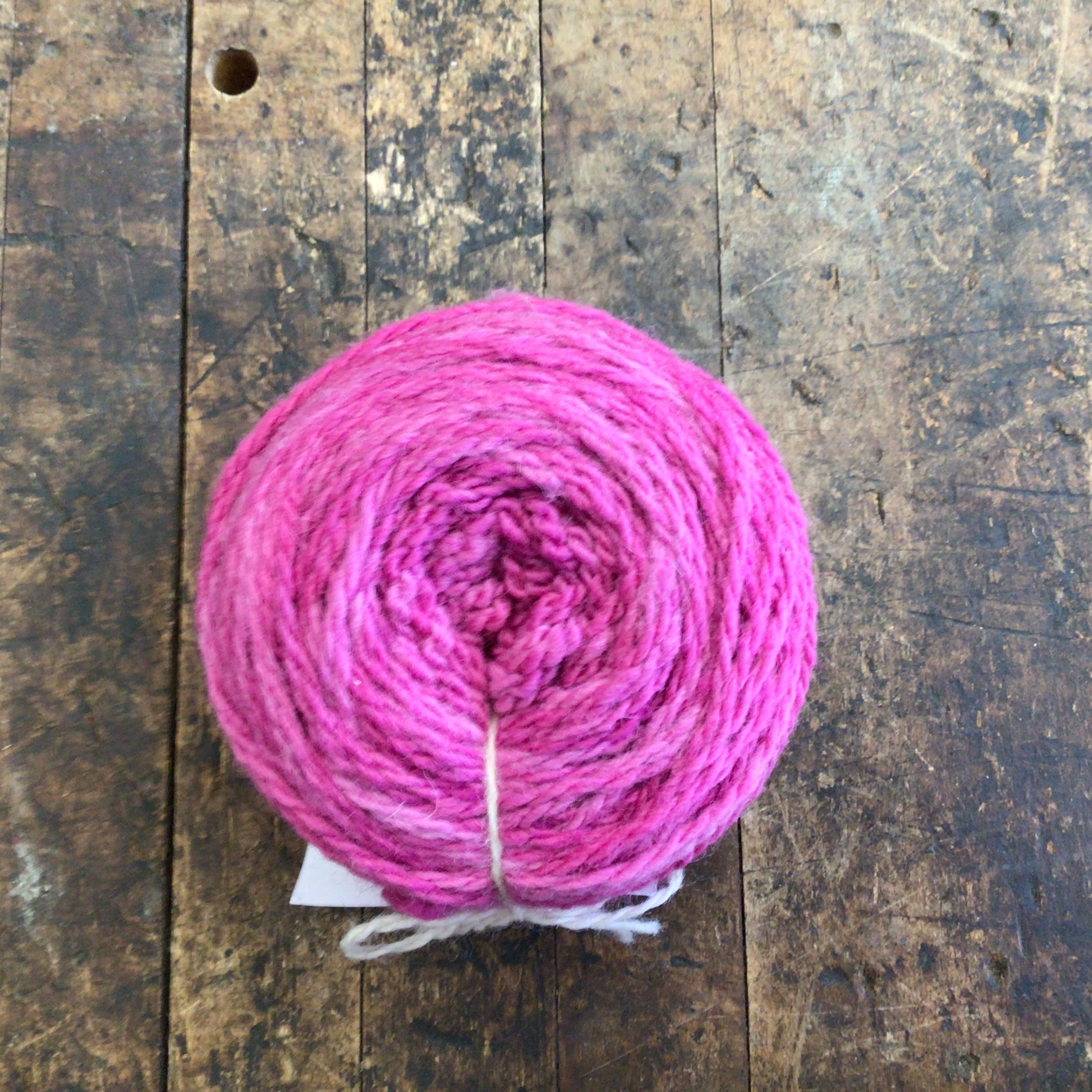 Tronstad Ranch Hand Rambouillet 2 Ply Worsted Weight Yarn - Fuschia