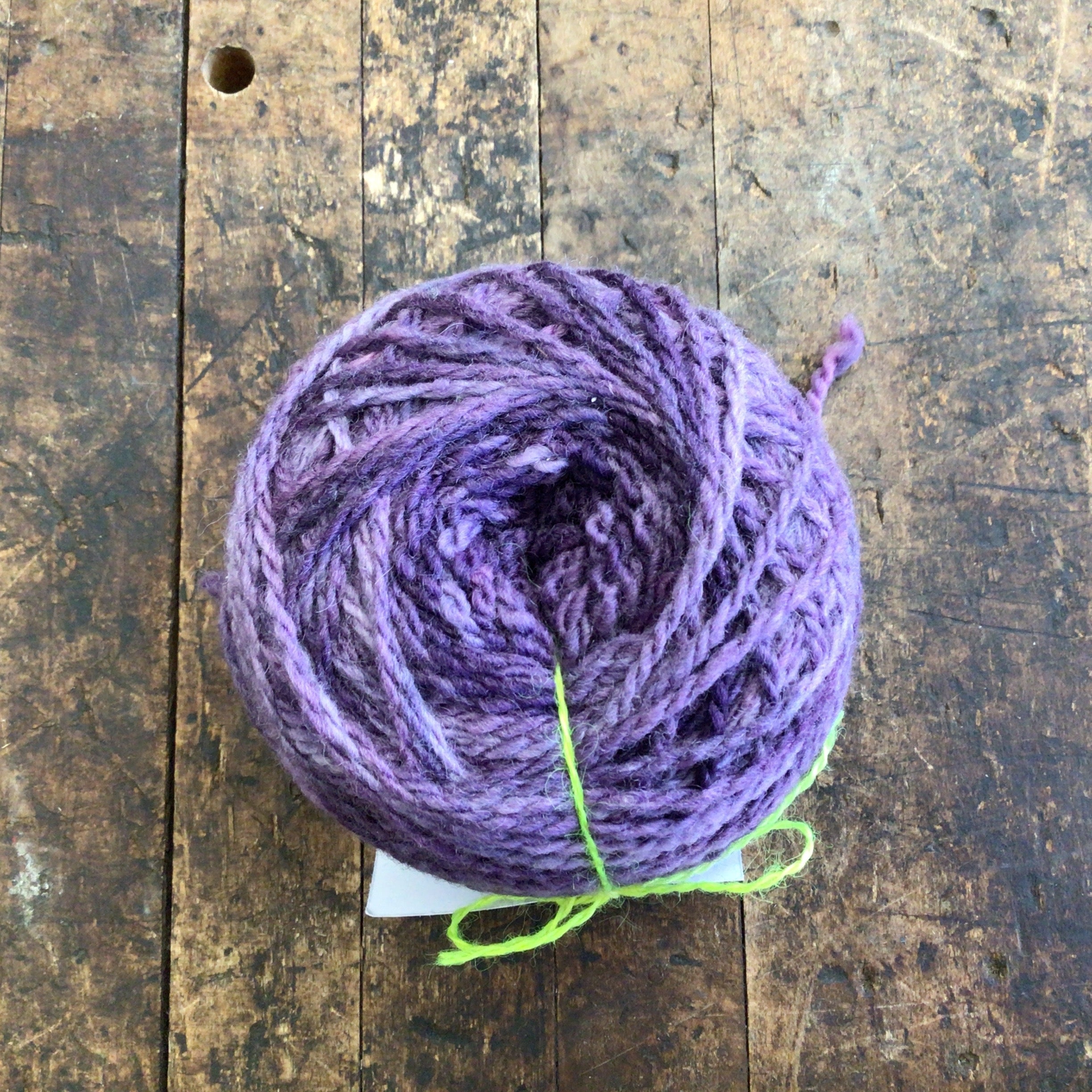 Tronstad Ranch Rambouillet 2 Ply Worsted Weight Yarn-Eggplant