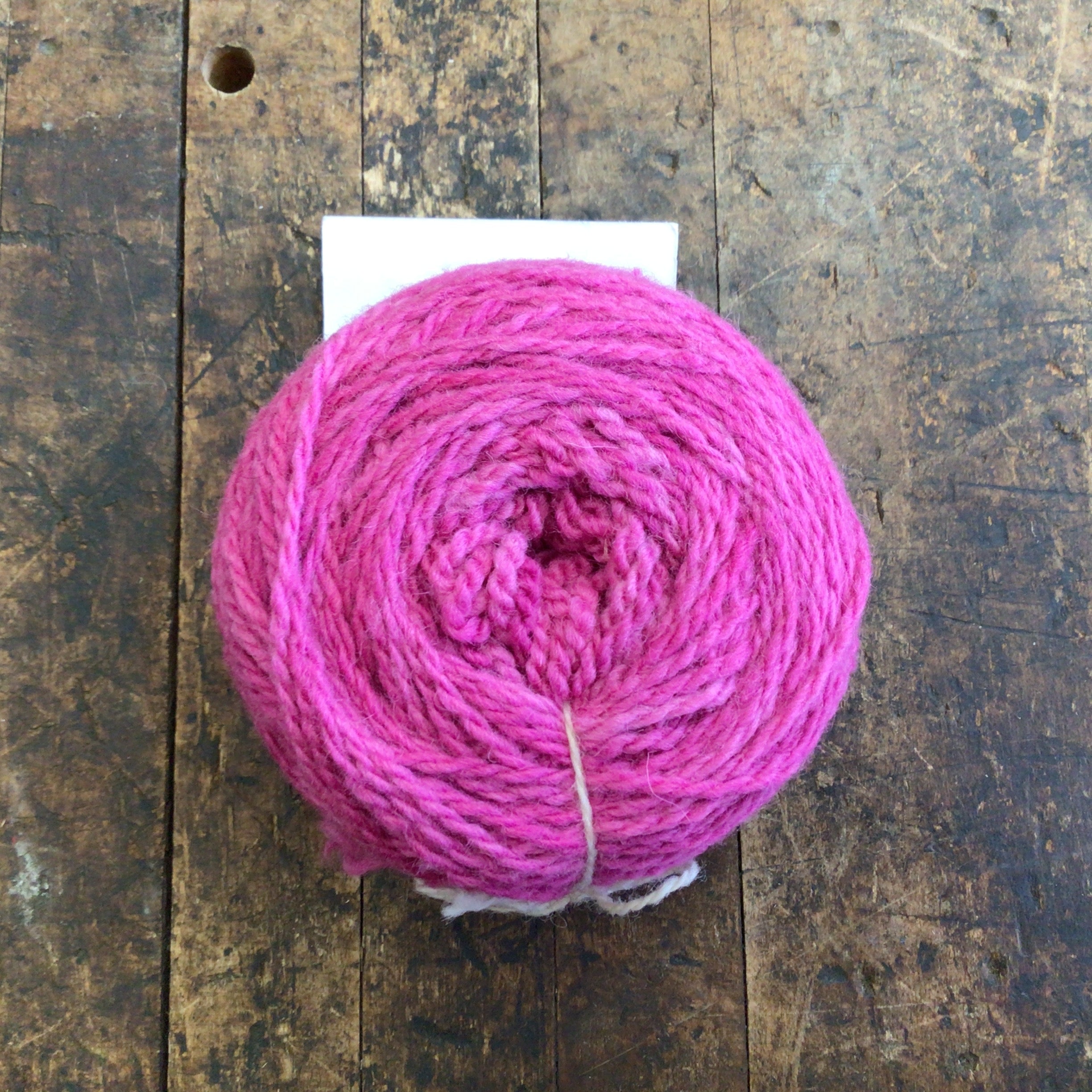 Tronstad Ranch Hand Rambouillet 2 Ply Worsted Weight Yarn - Fuschia
