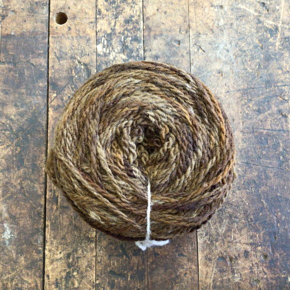 Tronstad Ranch Rambouillet 2 Ply Worsted Weight Yarn - Dark Brown