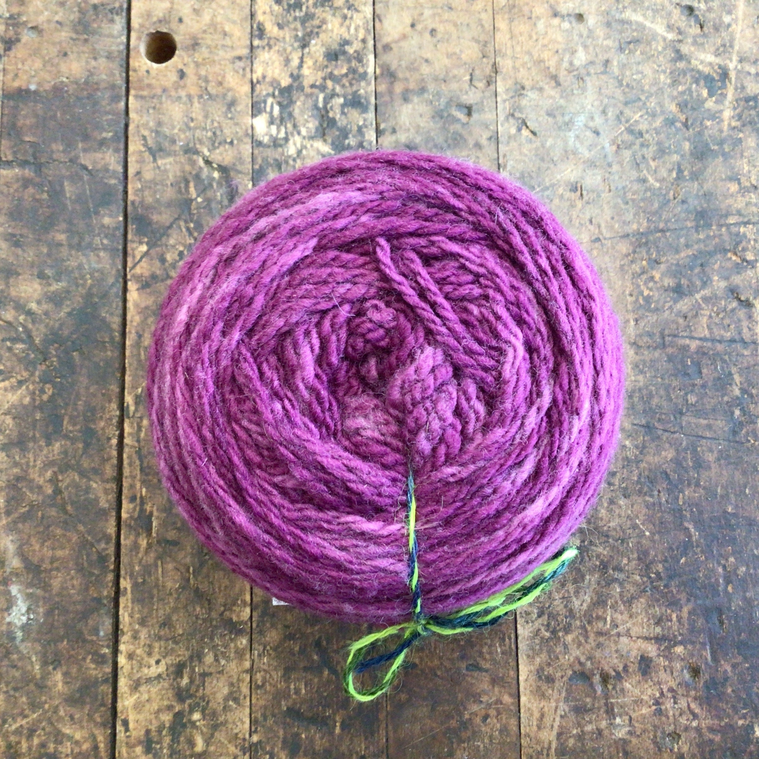 Tronstad Ranch Rambouillet 2 Ply Worsted Weight Yarn - Boysenberry