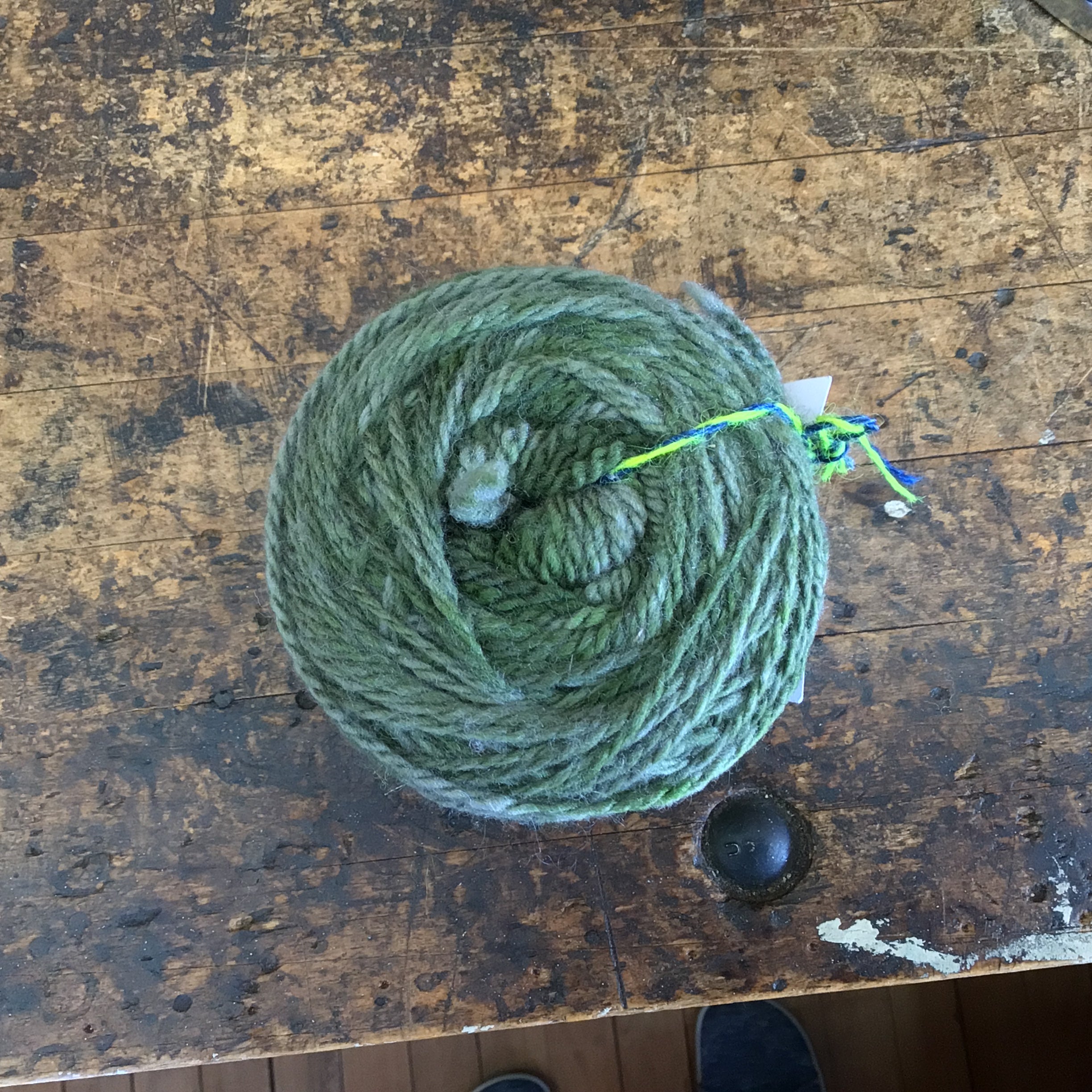 Tronstad Ranch Rambouillet 2 Ply Worsted Weight Yarn - Avocado