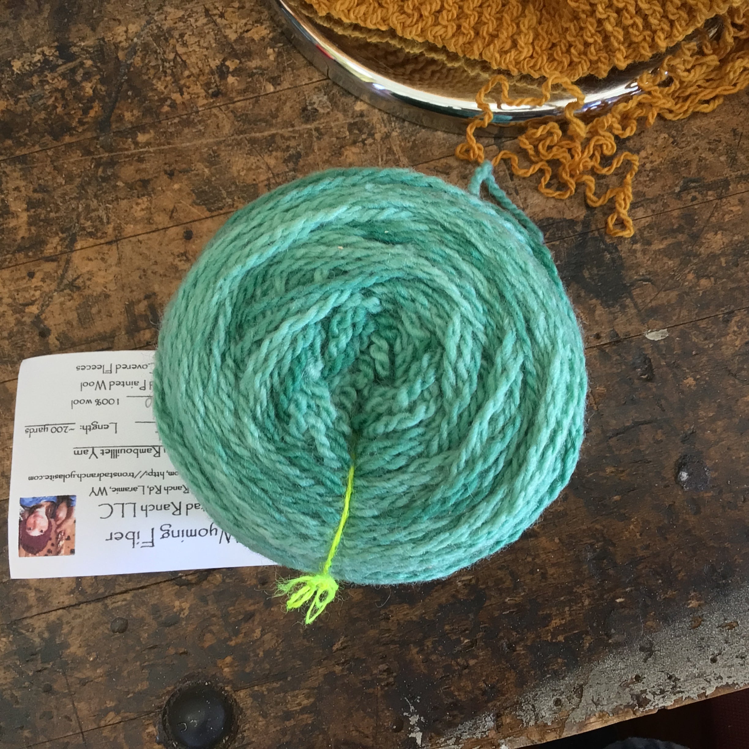 Tronstad Ranch Rambouillet 2 Ply Worsted Weight Yarn - Spearmint